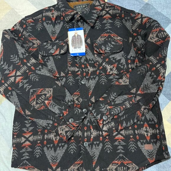 Jachs Men's Shirt Wool Blend Jacket - NWT - Size Large - Picture 8 of 14